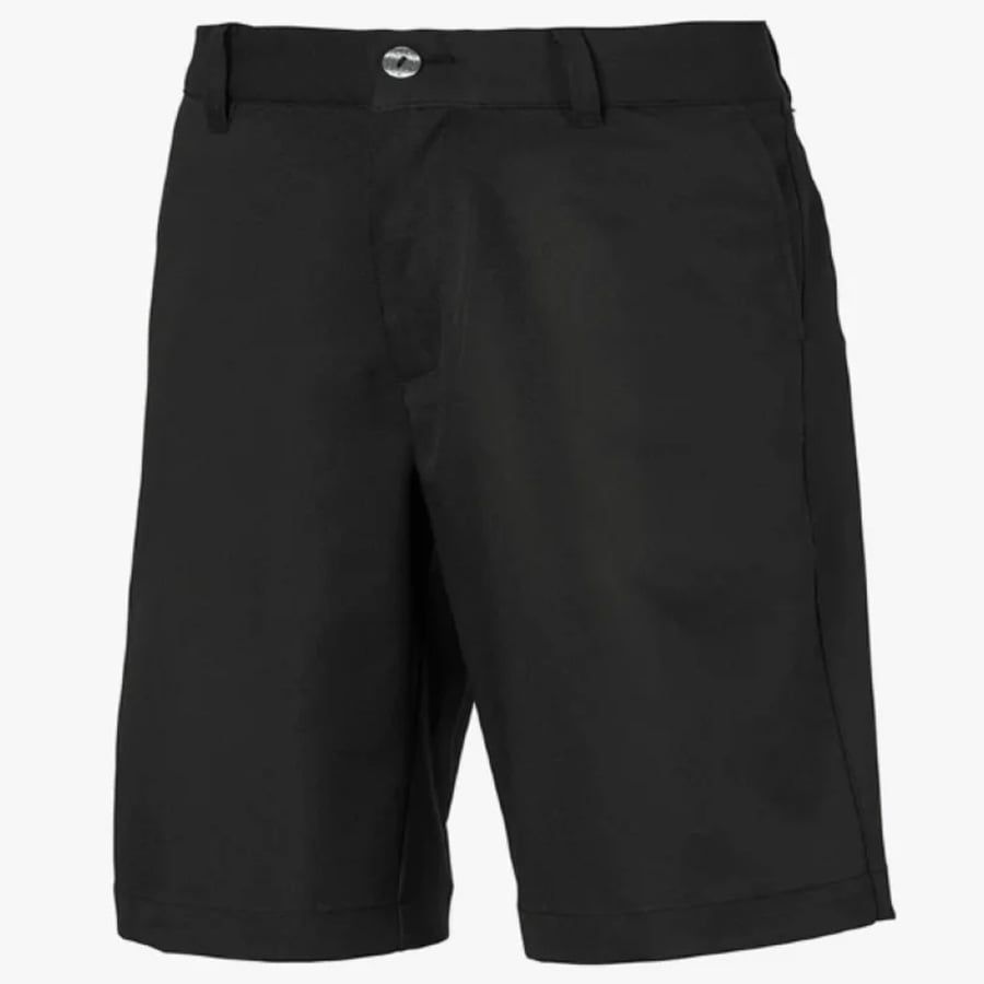Quần short golf trẻ em Boys Stretch Short - Black 59867501 | PUMA