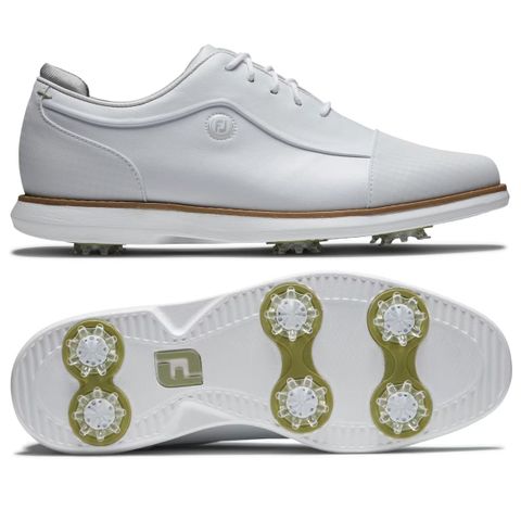 Giày golf nữ CS W TRADITIONS WHT/WHT/WHT 97910 | FootJoy