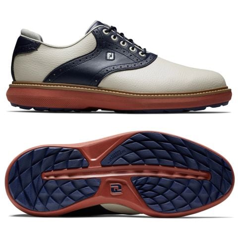 Giày Golf Nam FJ DS FJ TRADITIONS TAN/NVY/RED 57925  | FootJoy