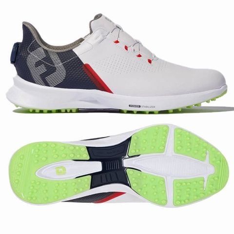 Giày Golf Nam CF FUEL SPKL BOA WT/NY/LIME 53095 | FootJoy