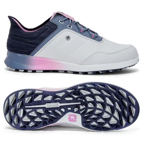 Giày golf nữ DS FJ STRATOS WM WHT/NVY/PNK 97800 | FootJoy
