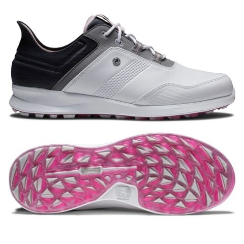 Giày golf nữ CF W STRATOS SPKL WHT/BLK/SPK 90123 | FootJoy