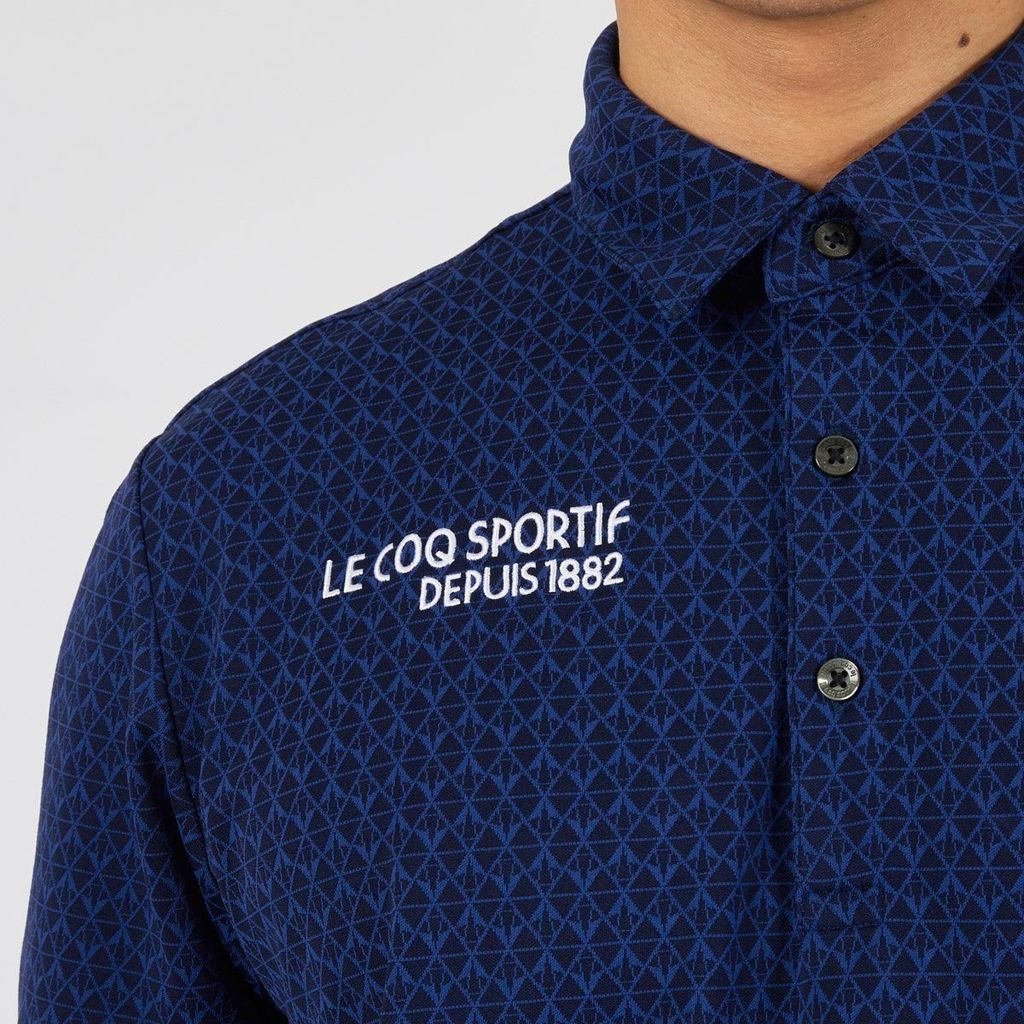 Áo golf tay ngắn nam QGMXJA07V-NV00 | Le Coq Sportif