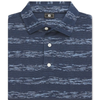 Áo golf nam tay ngắn Ikat Stripe Lisle Marine 37482 | FootJoy