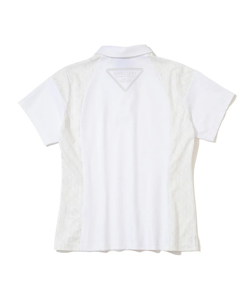 Áo Golf Tay Ngắn Nữ DCPL WHITE MCW-6A-AP51 | MARK & LONA