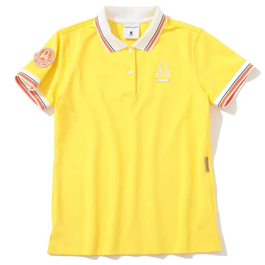 Áo Golf Nữ Tay Ngắn Staple Crested Polo YELLOW MLW-5C-AP04 | MARK & LO