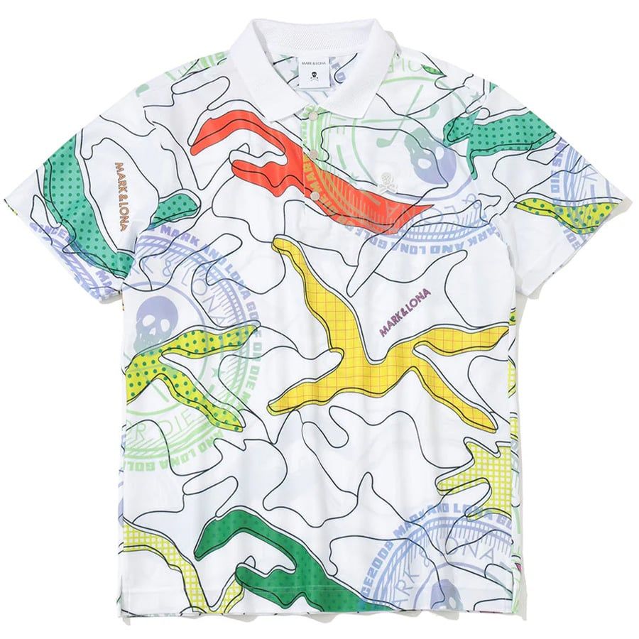 Áo Golf Nam Tay Ngắn Axon Camo Mesh Performance Polo MLM-6A-AP04 | MAR