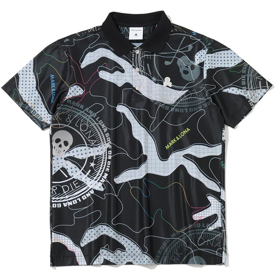 Áo Golf Nam Tay Ngắn Axon Camo Mesh Performance Polo MLM-6A-AP04 | MAR