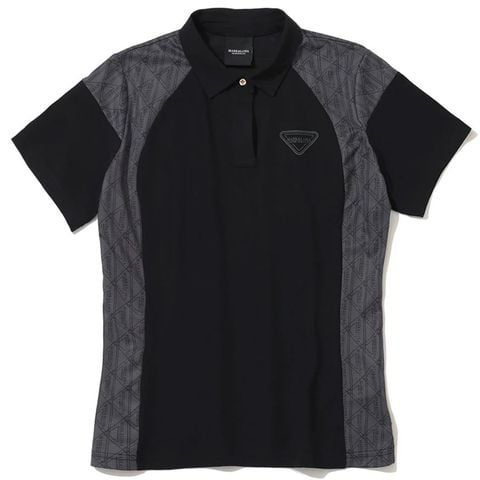 Áo Golf Tay Ngắn Nữ MCW-6A-AP51 Black | MARK & LONA