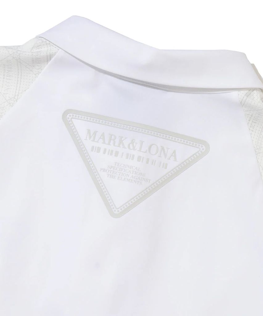 Áo Golf Tay Ngắn Nữ DCPL WHITE MCW-6A-AP51 | MARK & LONA