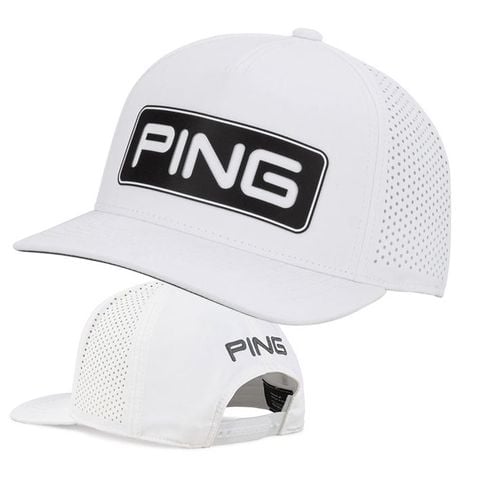 Nón Kết Golf Tour Vented Delta CAP35566-198 TRẮNG ( LUCKY SALES ) | PING