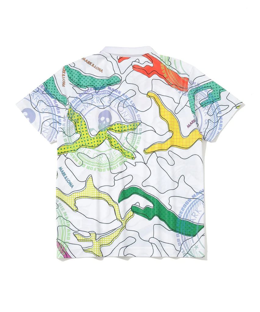 Áo Golf Nam Tay Ngắn Axon Camo Mesh Performance Polo MLM-6A-AP04 | MAR