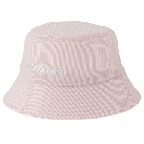 Nón Xô SOCCER STRIPE HAT WHITE x LIGHT PINK E2MWC00976 | Mizuno
