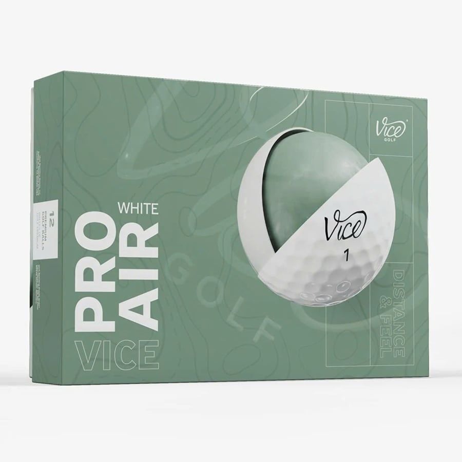 Bóng Golf Vice Pro Air 3 Lớp Màu WHITE | Vice Golf