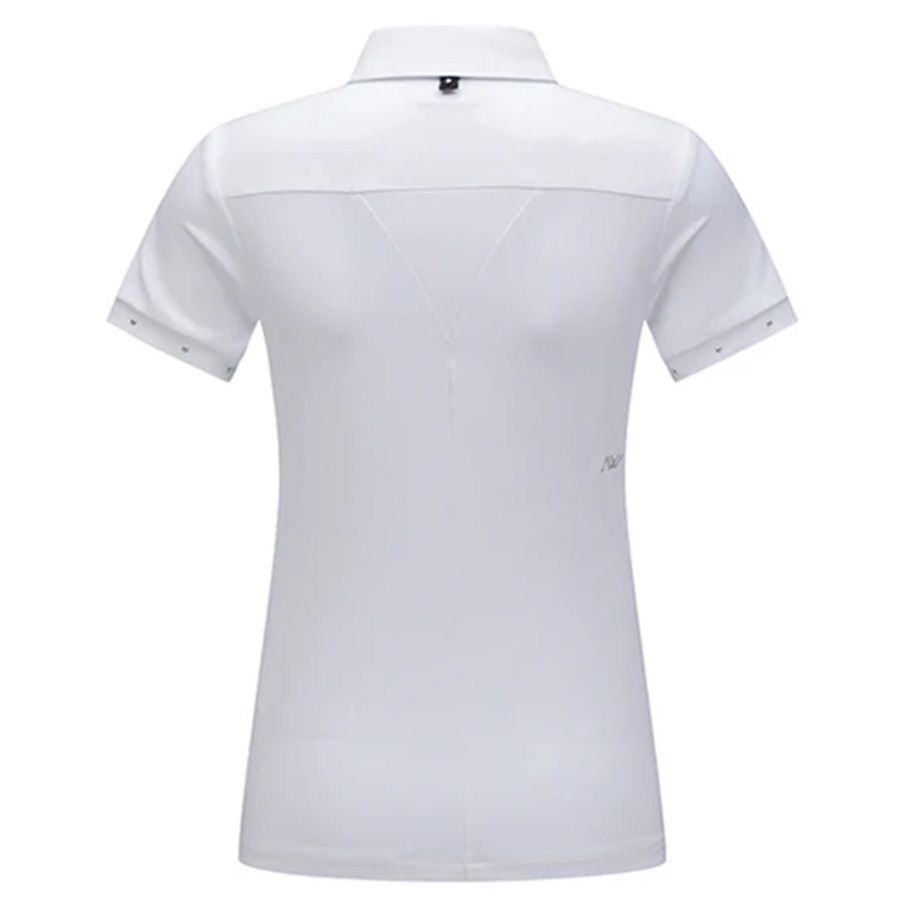Áo golf nữ tay ngắn Back Triangular Point Short T-Shirt - White AGEMWT