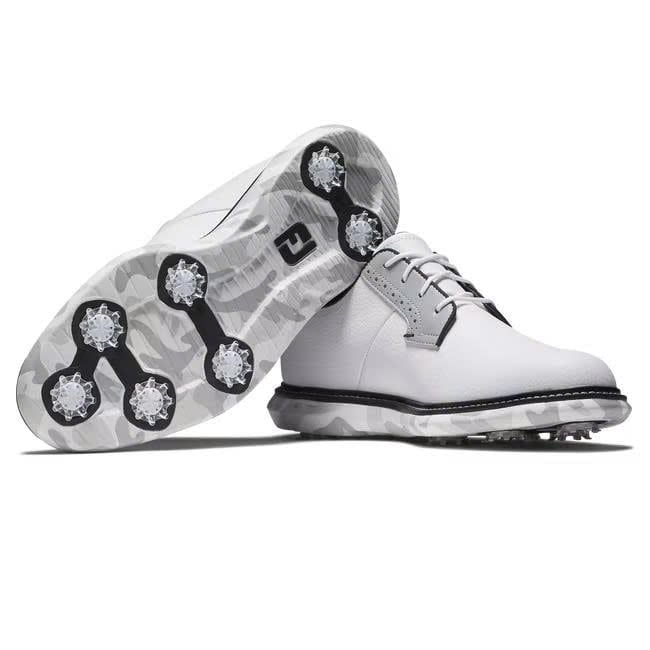 Giày Golf Nam Traditions Blucher White/White/Gray 57953 | FootJoy