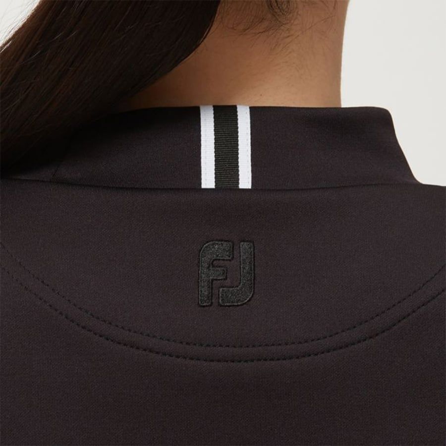 Áo golf nữ tay dài  WOMEN'S Fuel Ls Mock Neck Shirt Black  | FootJoy