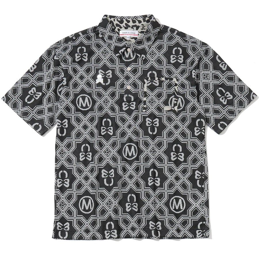 Áo Golf Nam Tay Ngắn Dominant Mesh Shirt BLACK MLM-6A-AP07 | MARK & LO