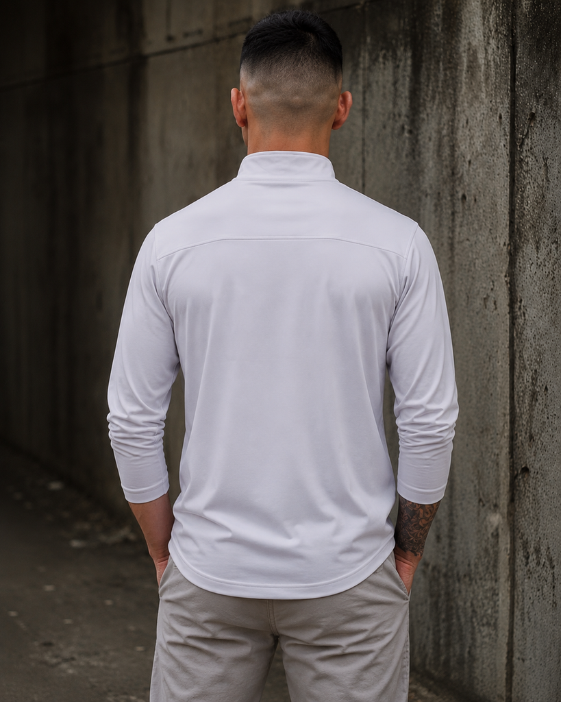 Áo Golf Nam Tay Dài 1/4 zip  - Frost WS101701 | Wildside