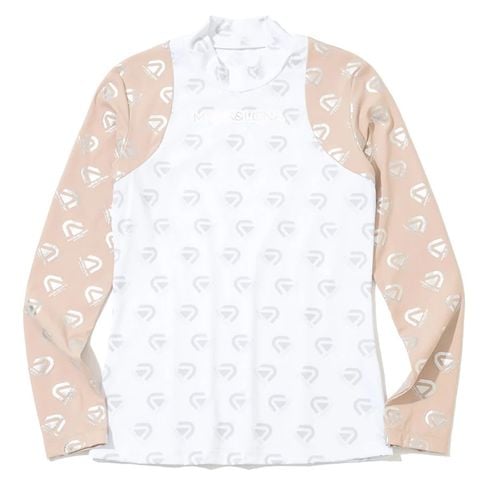 Áo Golf Nữ Tay Dài LS Top MCW-6A-AU61 White | MARK & LONA