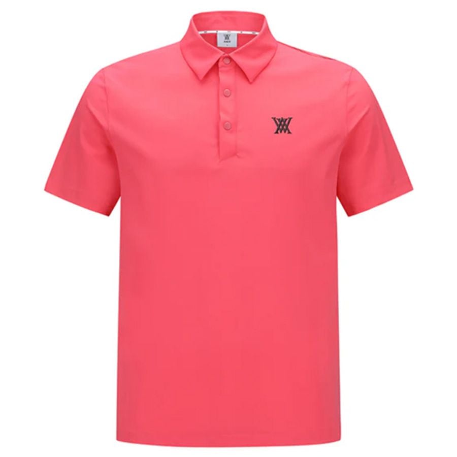 Áo golf nam tay ngắn Signature Logo Short T-Shirt - Black AGEMMTS01BK