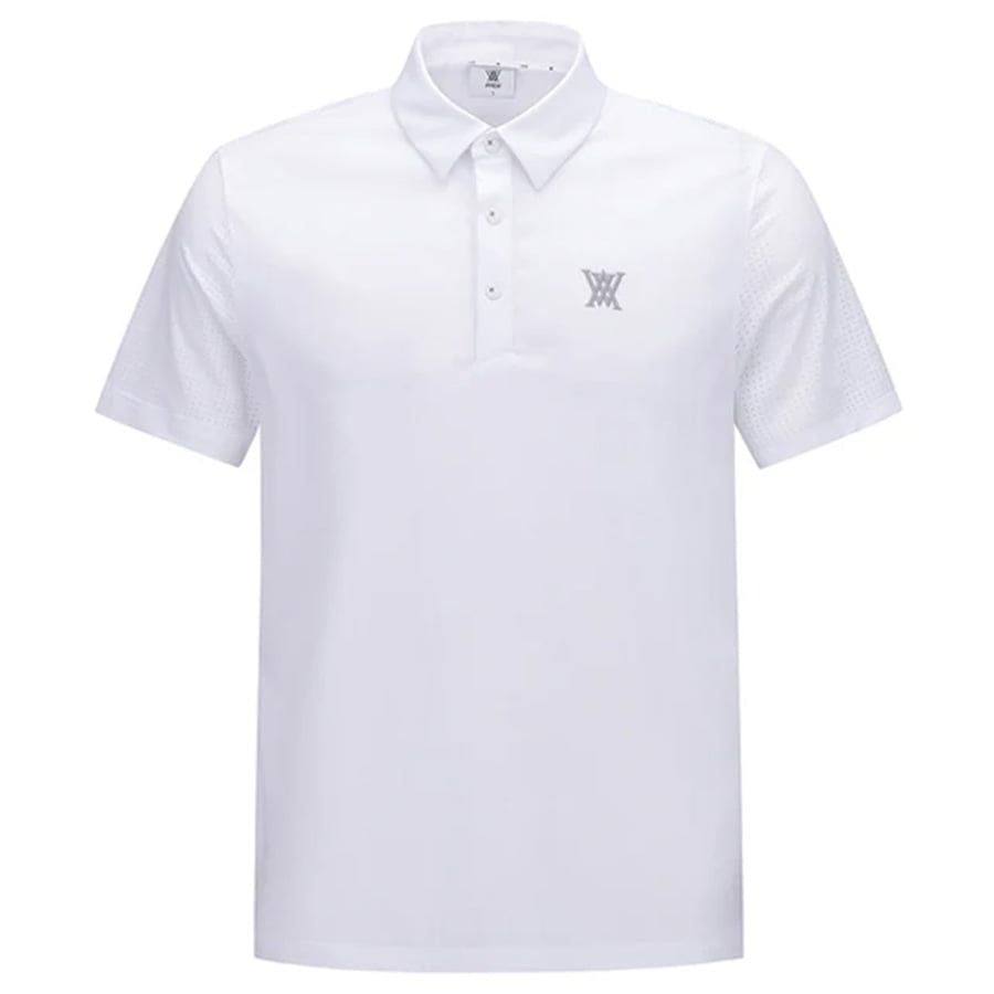 Áo golf nam tay ngắn Signature Logo Short T-Shirt - Black AGEMMTS01BK