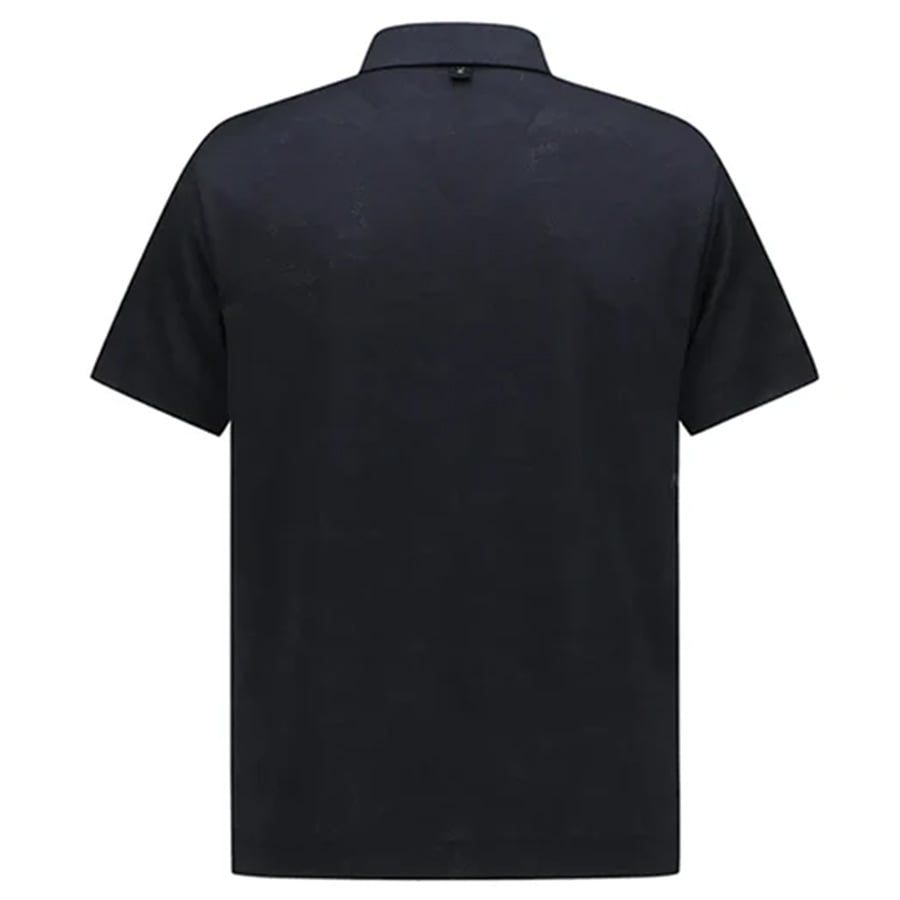 Áo golf nam tay ngắn Jacquard Collar Short T-Shirt - Black AGEMMTS50BK