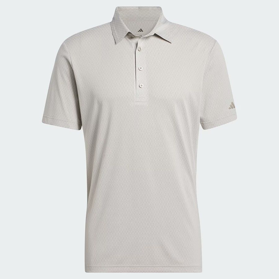Áo golf nam tay ngắn Tour Texture Ultimate365 Putty Beige IK3056 | Adi