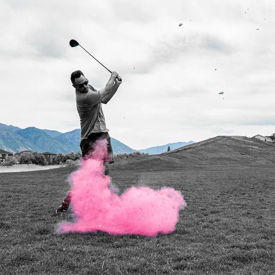 Bóng golf khói Smoke Golf Ballsmoke golf ball cung cấp bóng khói tôe chức sự kiện giải golf