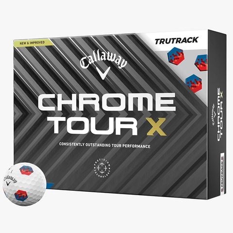 Bóng golf CHROME TOUR X 24 TruTracK Blue/Red | Callaway