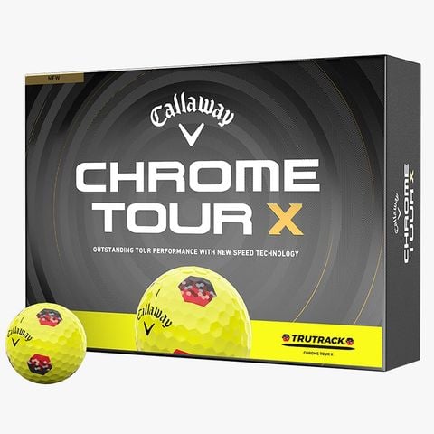 Bóng golf CHROME TOUR X YELLOW 24 TruTracK  | Callaway