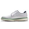 Giày golf nam FF M TRADITIONS WHT/NVY/TEL 57975 | FootJoy
