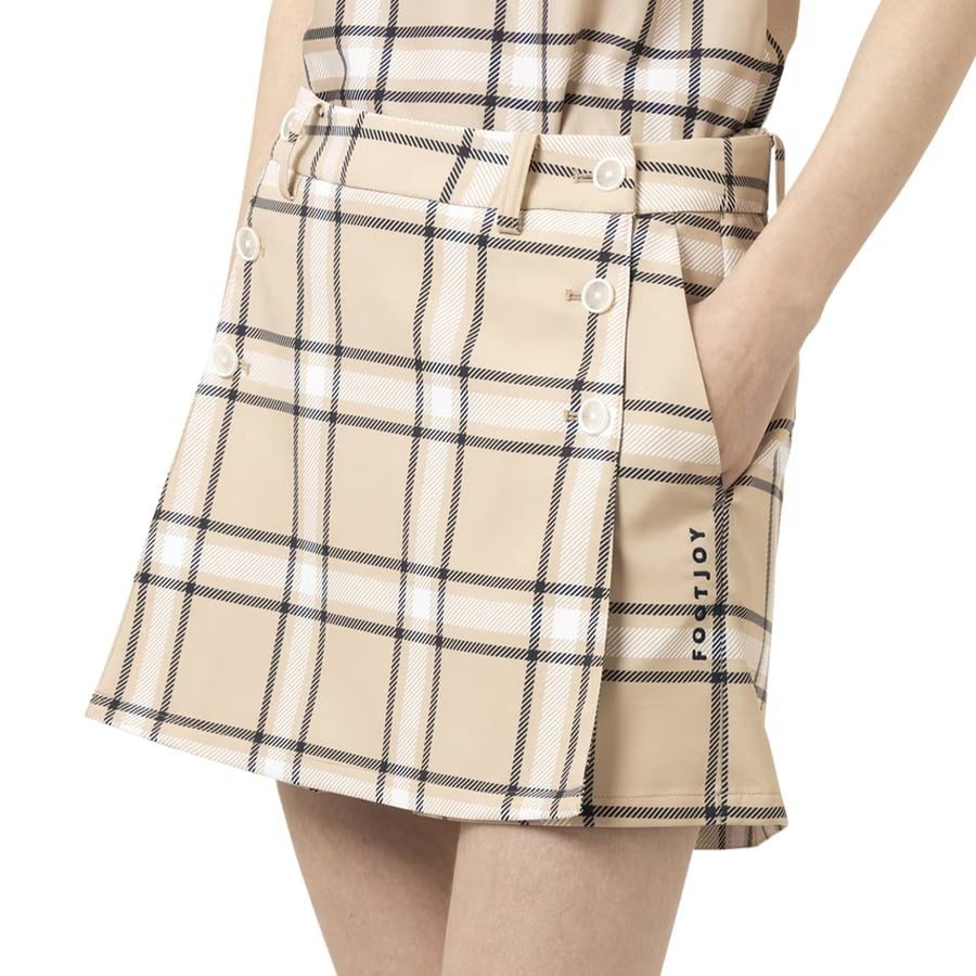 Váy golf 2-WAY PRINT SKORT 34873 Beige | FootJoy