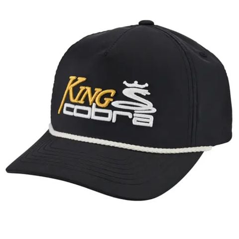 Nón kết golf nam King Cobra Rope Cap - Black 90959101 | Cobra