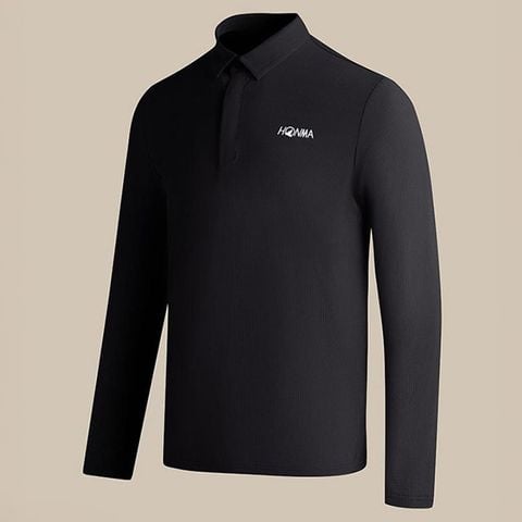 Áo golf nam tay dài BLACK BEAUTY HMLC705K302 | HONMA
