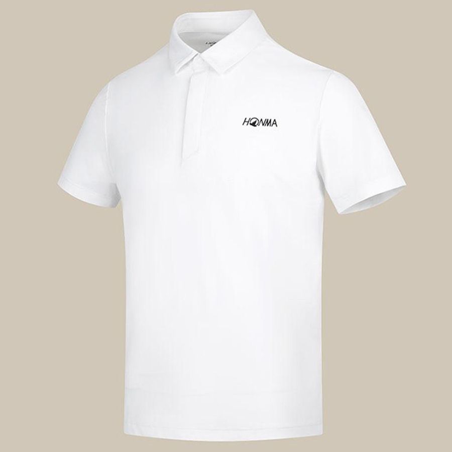 Áo golf nam tay ngắn BRIGHT WHITE HMLC707K303 | HONMA