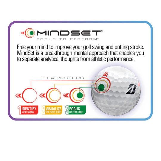 Hộp 12 bóng golf E12 STRAIGHT MIND SET 2025 | BridgeStone