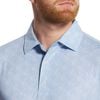 Áo golf nam tay ngắn Speckle Print Lisle Blue Jay/White 32772 | FootJo