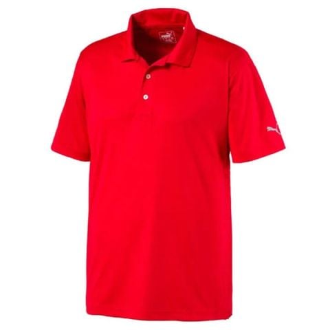 Áo golf tay ngắn nam Icon Golf Polo - High Risk Red 59679904 | PUMA