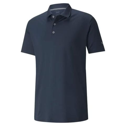 Áo golf tay ngắn nam Gamer Golf Polo - Navy Blazer 59912003 | PUMA