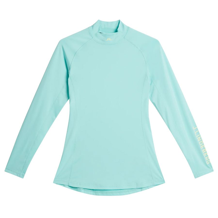 Áo golf nữ tay dài Asa Soft Compression Top Aruba Blue GWJT09003-O492
