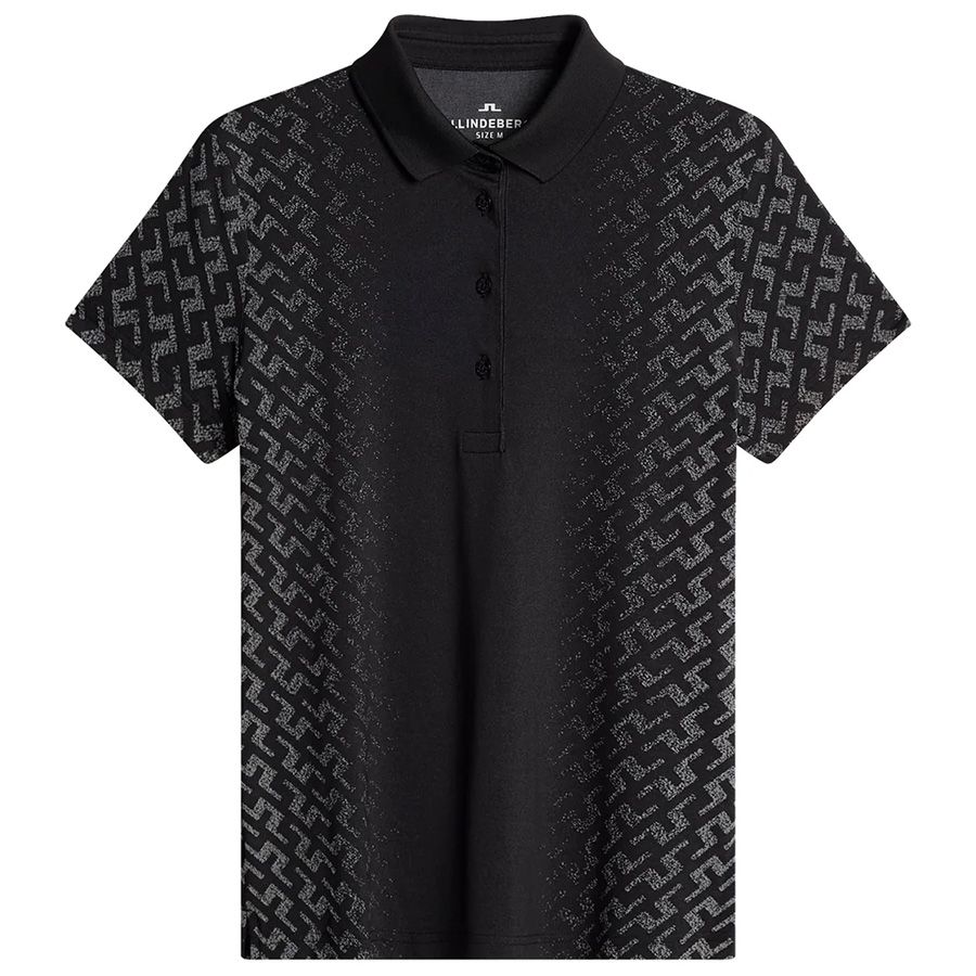 Áo golf nữ tay ngắn Karrie Polo White GWJT10892-0000 | J.Lindeberg