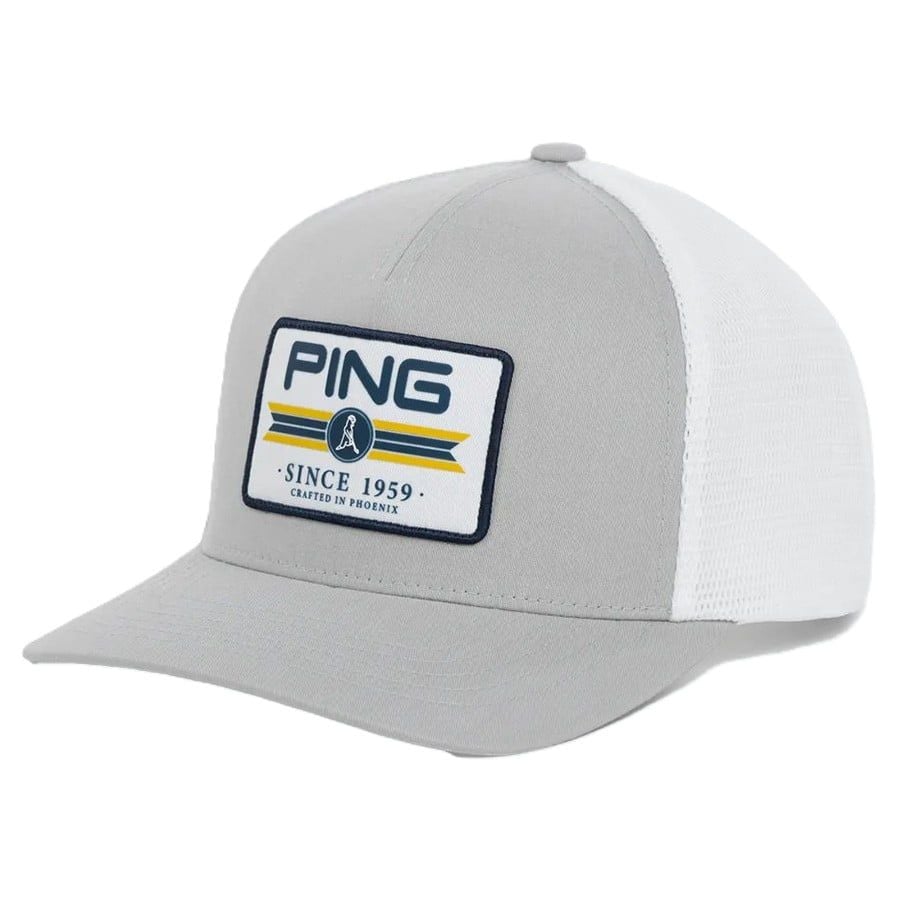 Nón kết golf nam AVIATOR CAP 254 GREY CAP37942-103 | PING