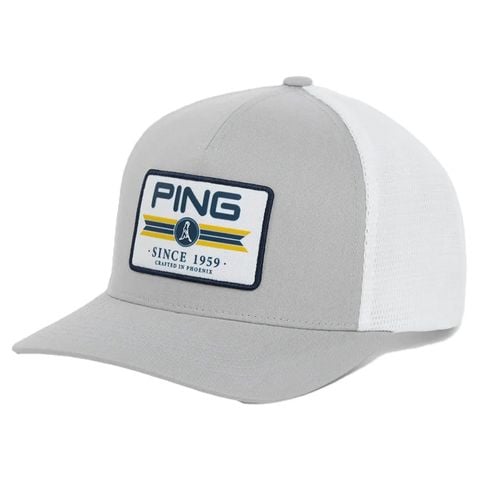 Nón kết golf nam AVIATOR CAP 254 GREY CAP37942-103 | PING