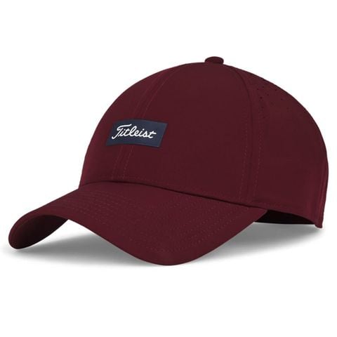 Nón kết golf nam CHARLESTON BREEZER BURGUNDY-NAVY-WHITE TH24ACHBZ-641 | Titleist