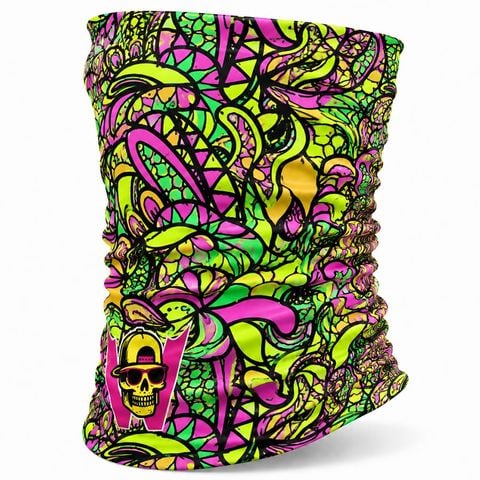 Khẩu Trang Chống Nắng Wildside Neck gaiter Neon riot WS2014262 | Wildside