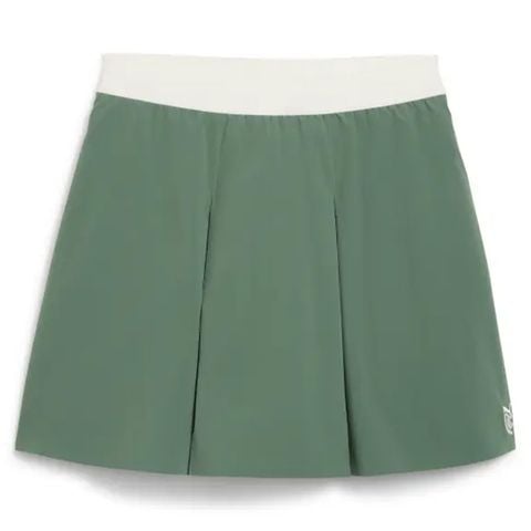 Chân váy PUMA x QGC W PLEATED SKIRT - Deep Forest 62577502 | PUMA