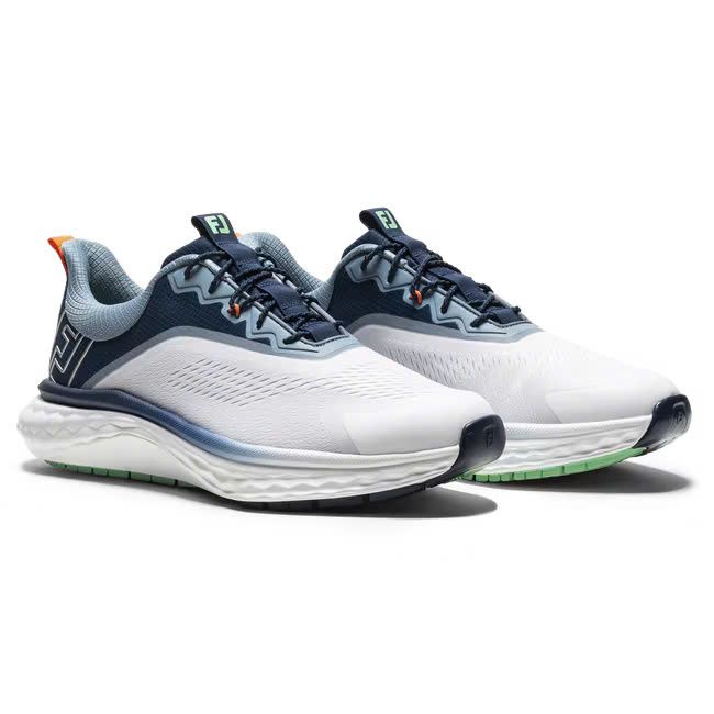 Giày Golf Nam FF QUANTUM WHT/NVY/GRN - 57041 | FootJoy