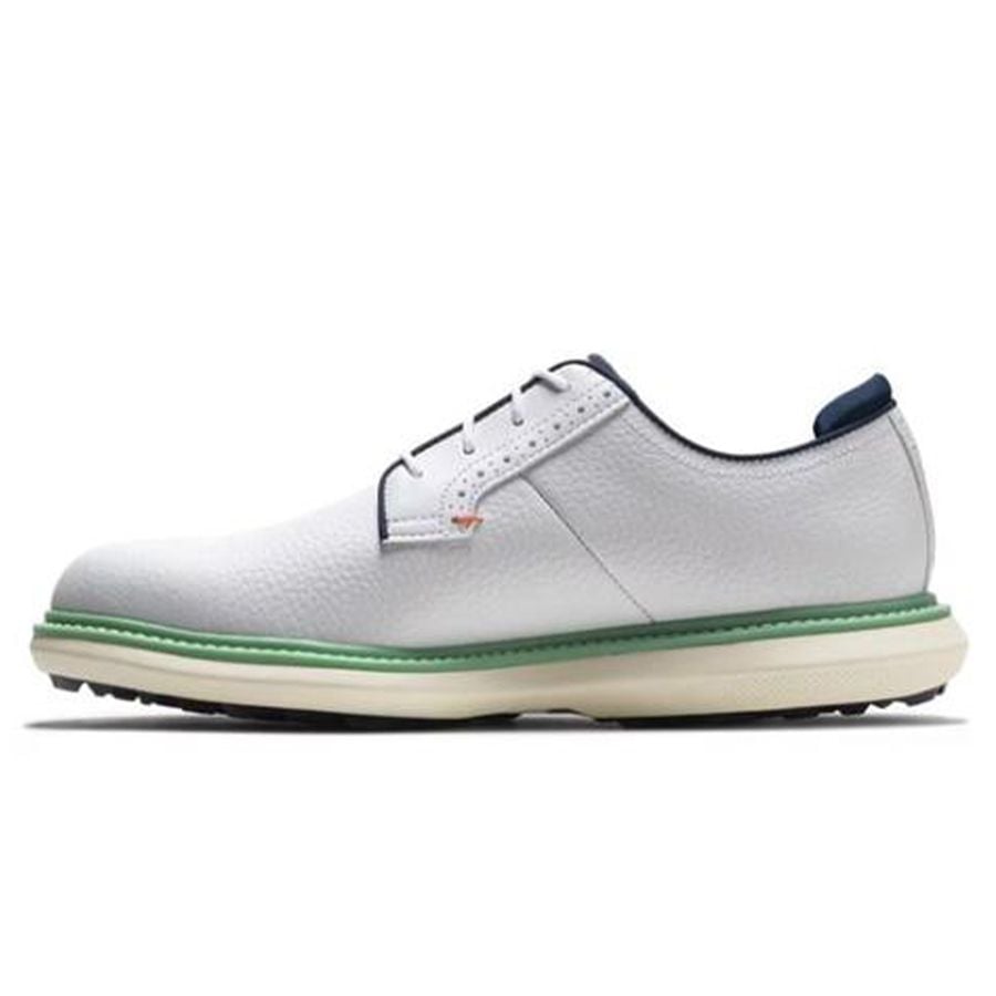 Giày Golf Nam FF M TRADITIONS WHT/NVY/TEL 57975 | FootJoy