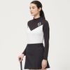 Áo golf nữ tay dài WOMEN'S Fuel Ls Mock Neck Shirt Black 28428 | FootJ